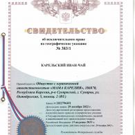 Свидетельство ГУ